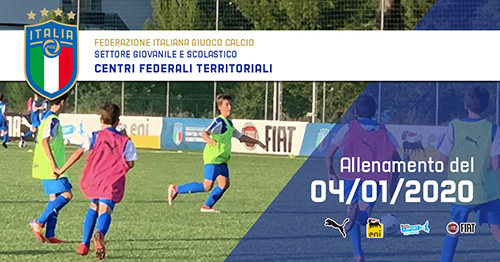 Allenamento del 4 Gennaio Centri Federali Territoriali
