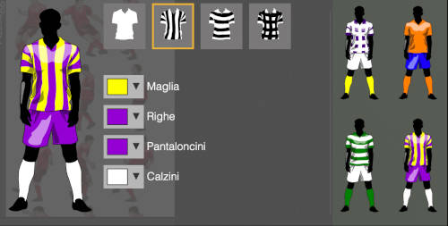 Personalizza le maglie sul disegnatore di YouCoachApp Personalizza le maglie sul disegnatore di YouCoachApp